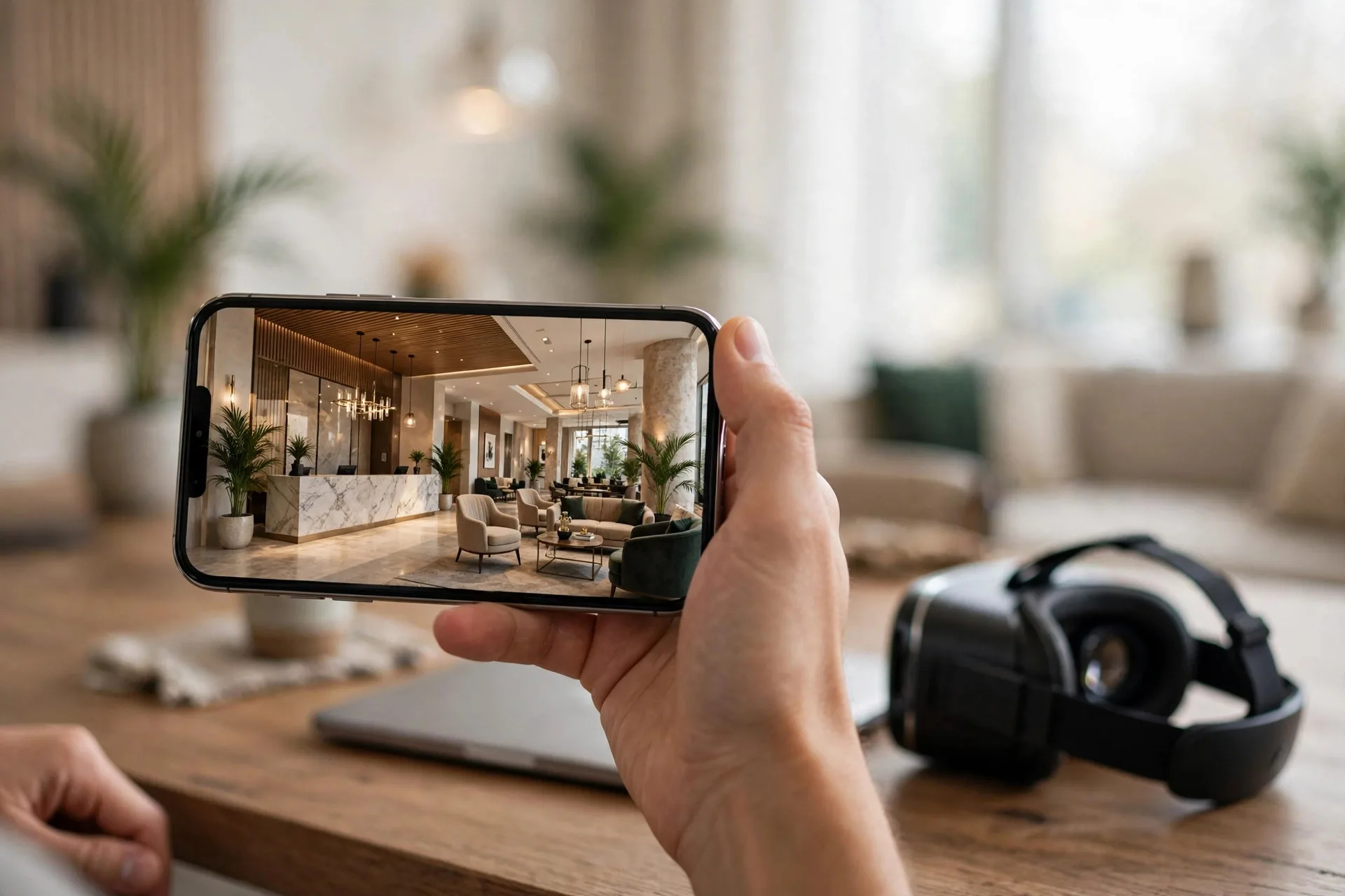 Ảnh minh họa: Xem tour 360 trên điện thoại, máy tính và kính VR