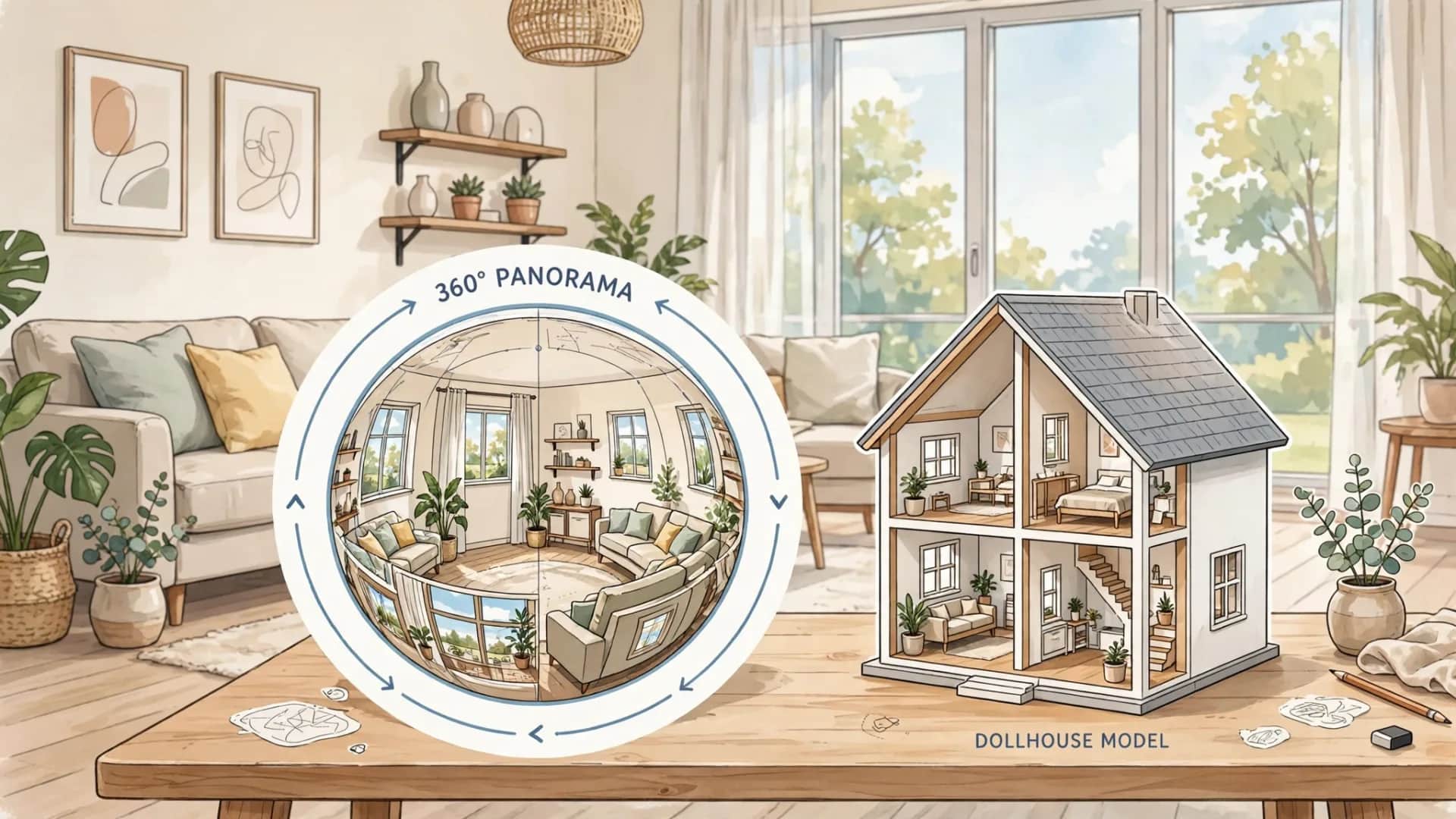 Tour 360 vs Matterport: so sánh hai loại tour