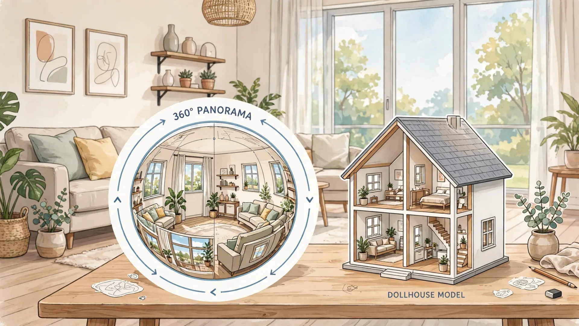 Tour 360 vs Matterport: so sánh hai loại tour